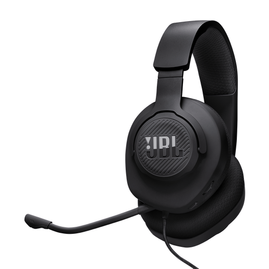 JBL Quantum 100M2 - Black - Wired over-ear gaming headset with detachable mic and mute option - Hero image number null